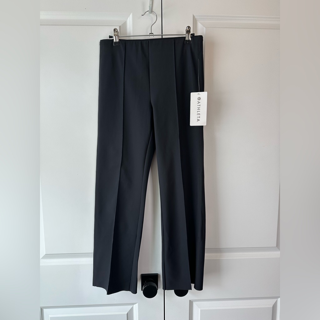 Athleta Mercurial Crop Flare Pant Black Nwt (Size S)